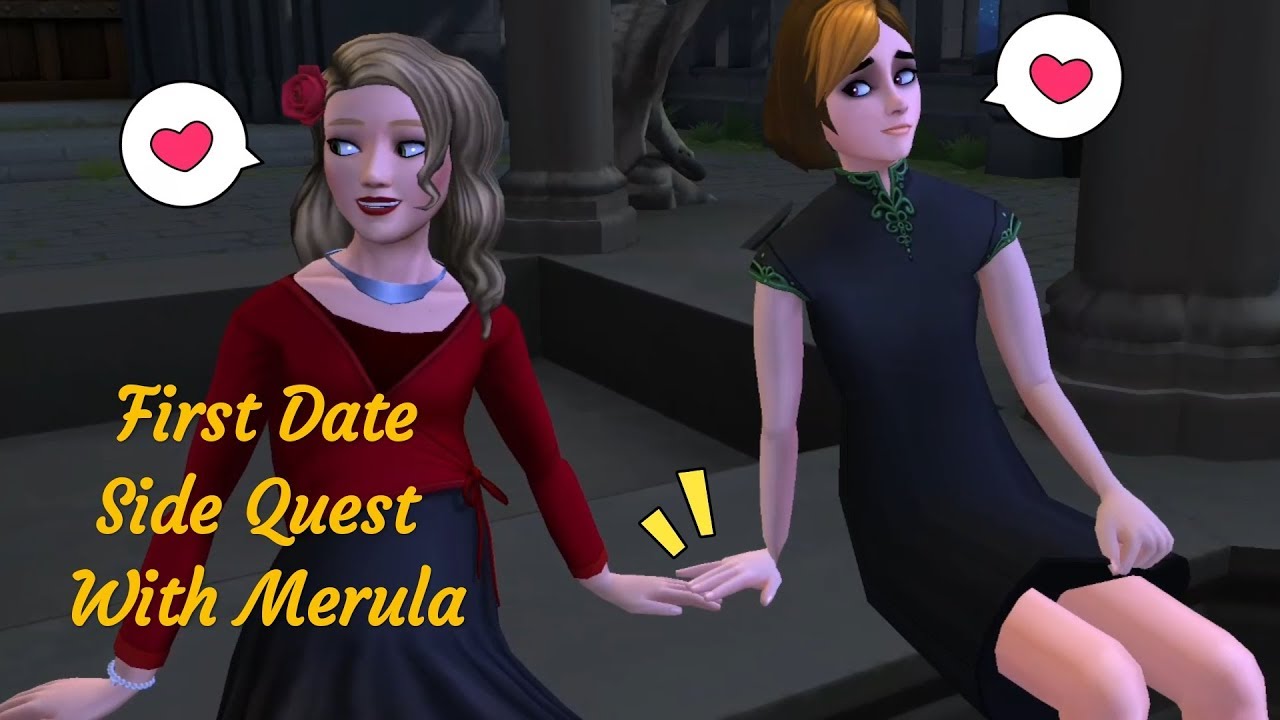 First Date With Merula Side Quest Harry Potter Hogwarts Mystery Youtube