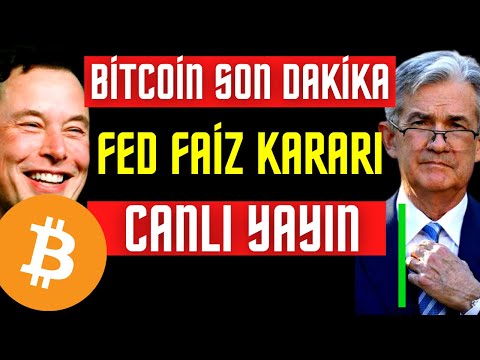 BİTCOİN CANLI YAYIN FED FAİZ KARARI | #bitcoin #canlıyayın