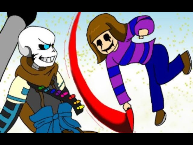 It's time to purple sans ! (AC ink sans Fight!) - Ram_ - Folioscope