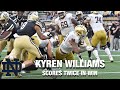 Notre Dame RB Kyren Williams Scores Twice In Win