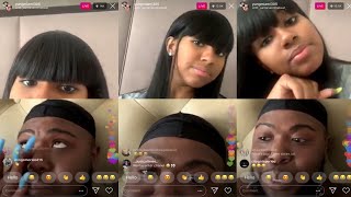 YungMiami \& Santana Gets Into A Serious Argument On Instagram Live (Part 1)