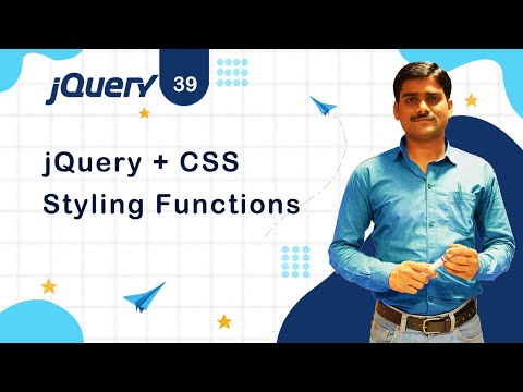 jQuery CSS Styling Functions - jQuery Tutorial 39 🚀