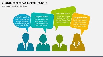 Customer Feedback Speech Bubble Animated Slides