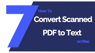 How to Convert Scanned PDF to Text on Mac | PDFelement 7