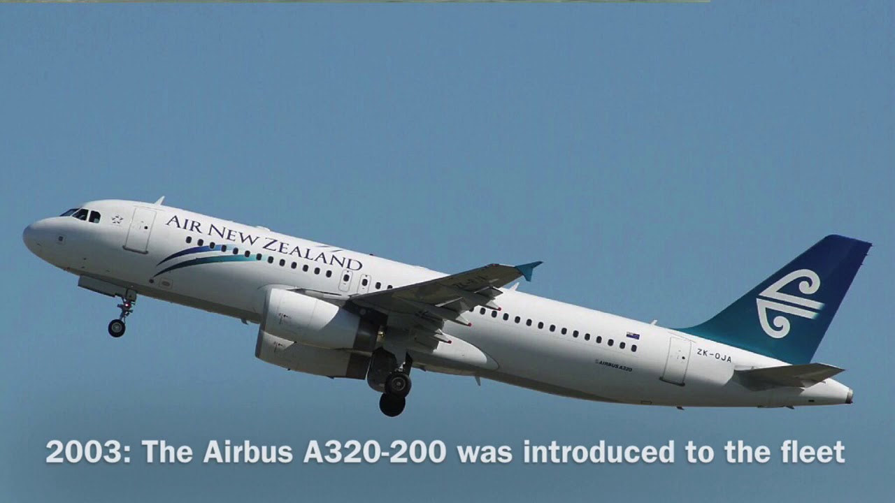 Air New Zealand Fleet History