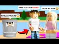 Spying on ROBLOX ODERS as a TRASH CAN in BROOKHAVEN!