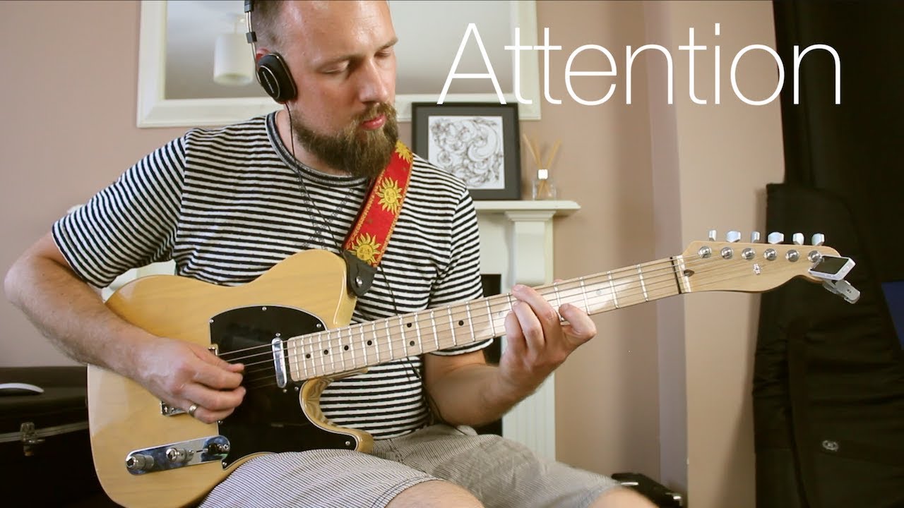Attention - Charlie Puth - Electric Guitar Cover