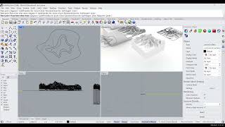 Rhino Terrain 2:  Drawing Contours and Creating a Patch Surface
