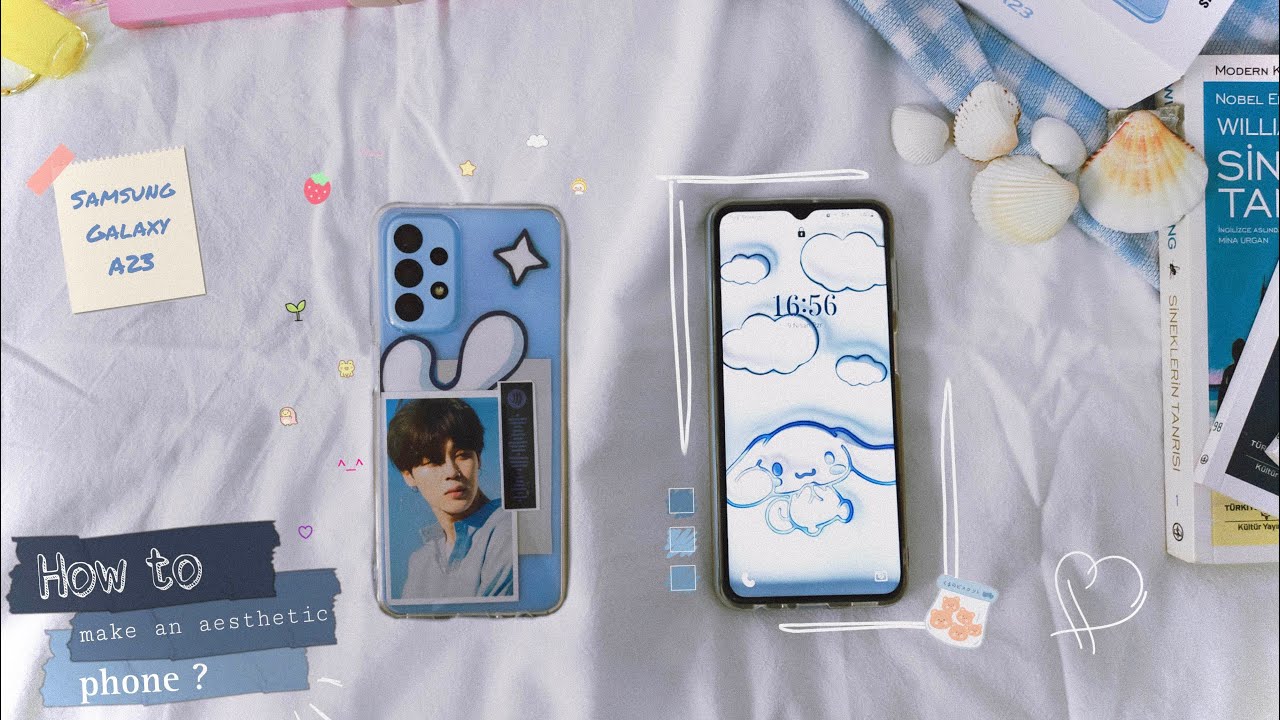 How to have an aesthetic phone (android) Samsung A23 YouTube