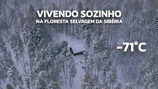 Vivendo Sozinho na Floresta Selvagem da Sibéria por 20 anos | -71°C, Yakutia