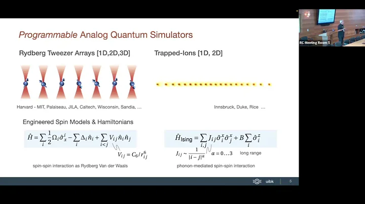 Exploring Large-Scale Entanglement in Quantum Simulation - Peter Zoller
