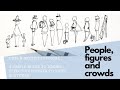 URBAN SKETCHING PEOPLE - 4 simple rules to add figures to your urban scenes - Sketching tutorial