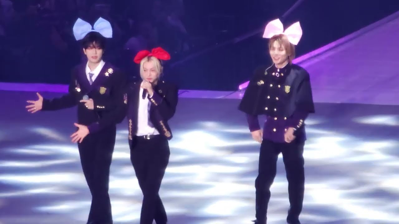 240331 스트레이키즈 팬미팅 막날 복승아 까탈레나, 단체 사랑스러워 챌린지