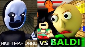 NIGHTMARIONNE VS BALDI’S BASICS CHALLENGE 4 1/3 Fanmade