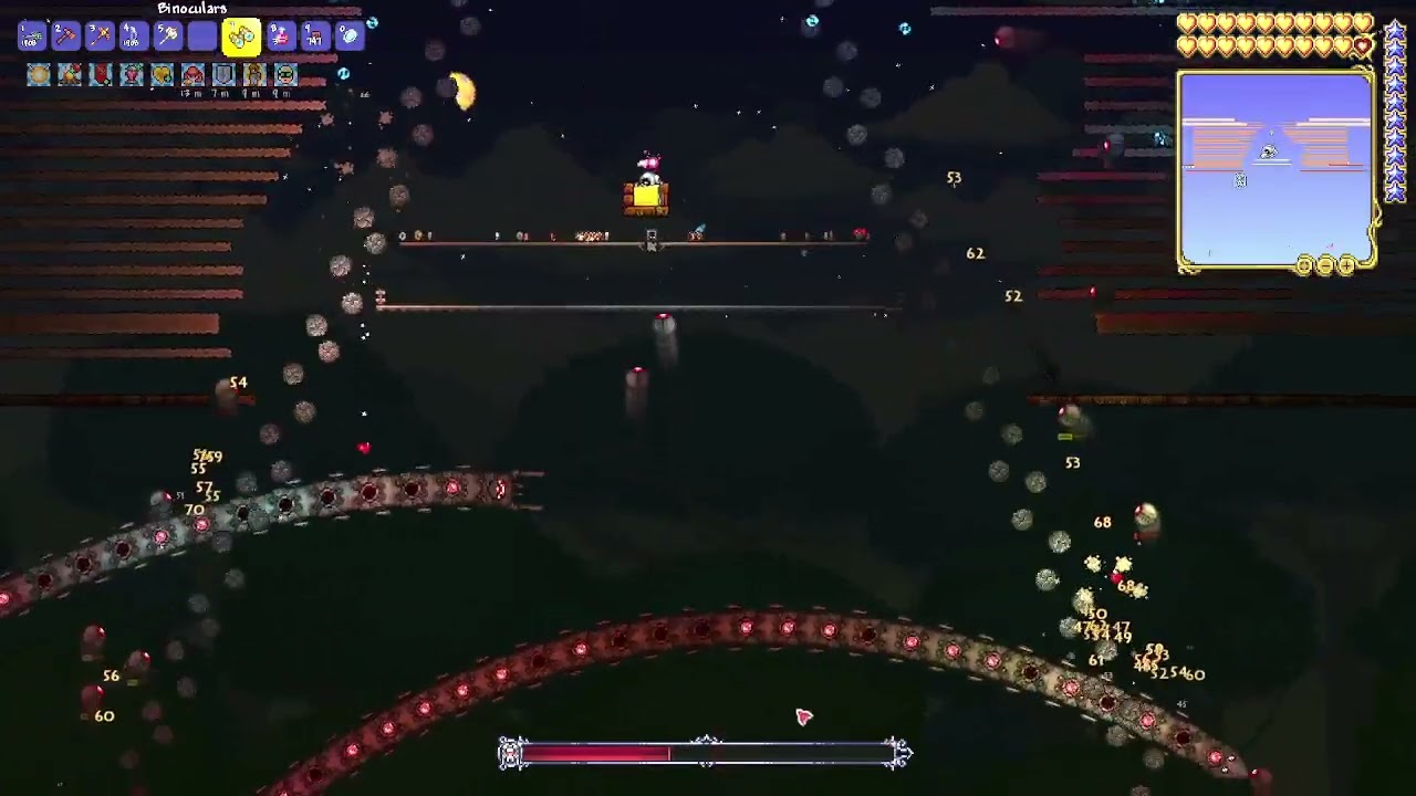 EASY INSANE TERRARIA TRAP The Boulder Wall VS The Destroyer! YouTube