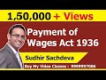 Introduction to Payment of Wages Act 1936 (Video-1)  || for CS, CMA & LL.B