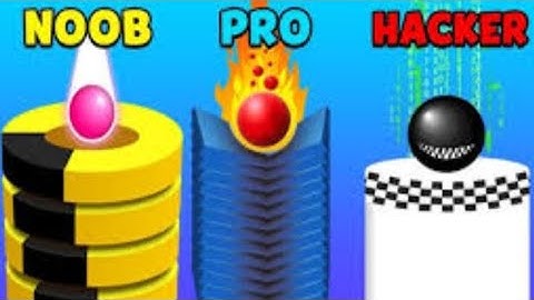 NOOB vs PRO vs HACKER - Stack Ball