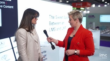 Enterprise-grade AI authoring for e-learning - imc Express all the rage at Learning Technologies