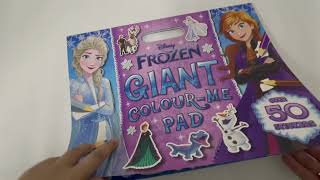 9781801082396 Frozen Disney Giant Colour Me Pad Colouring Book With Anna Elsa Olaf & Many More 9781801082396 Frozen Disney Giant Colour Me Pad Colouring Book With Anna Elsa Olaf & Many More