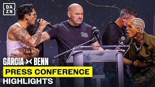 Download lagu Ryan Garcia vs. Conor Benn HEATED trash talk & WILD face-off | Full Press Conference Highlights