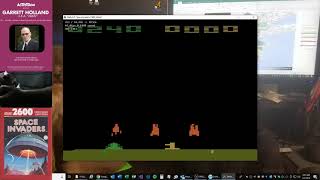 Celebrity Space Invaders - Atari 2600 EMU - Game 14 A/A - 830 *WR* Net Worth