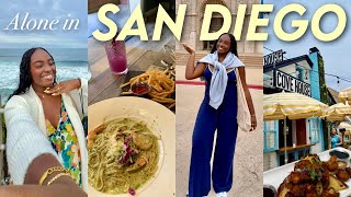 MY FIRST SOLO TRIP TO SAN DIEGO 🌴| solo travel, La Jolla, food, shopping, zoo trip & exploring alone