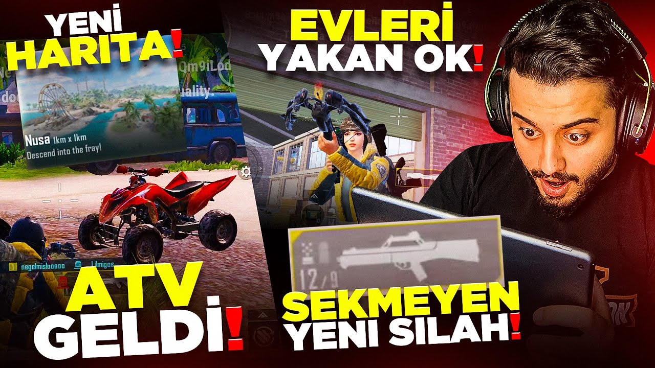 YENİ HARİTA NUSA GELDİ! EVLERİ YAKAN OK! YENİ SEKMEYEN SİLAH! YILLAR SONRA YENİ MAP! PUBG Mobile