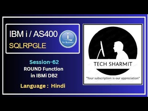 Round function in db2 sql  | SQLRPGLE | ibmi training | sqlrpgle as400 | db2 | db2 view