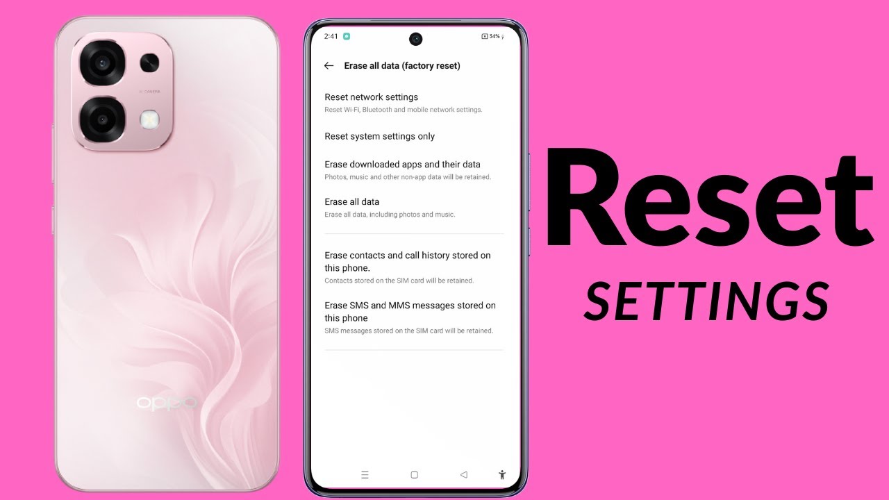 how to reset in oppo a6 pro 5g | oppo a6 pro 5g reset kaise kare