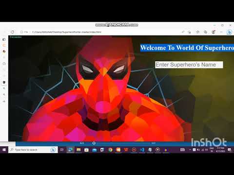 Coding Ninjas Front-end Skill Test 2- Superhero Web page @CodingNinjasIndia  #website #coding #ninja