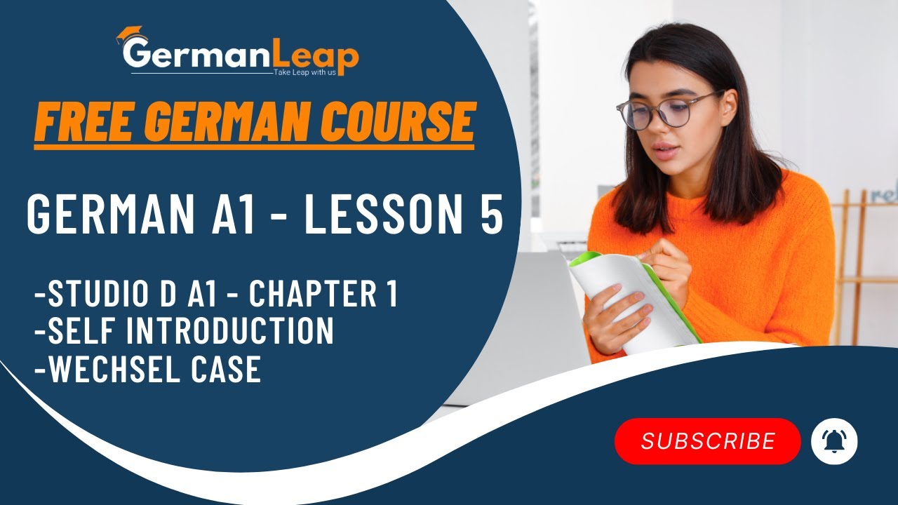 German A1 - Lesson 5 | Studio D A1- Chapter 1| Start auf Deutsch | Self ...