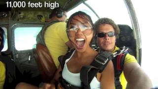 The other one where I skydived over South Padre Island