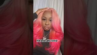 Easy Pink Ombre Wig Tutorial! (Beginner Friendly) PART 1 🌈🩷✨ #Adorecottoncandy #Adorepinkblush