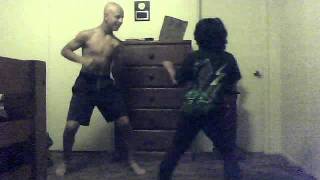 madera fights angel an roman