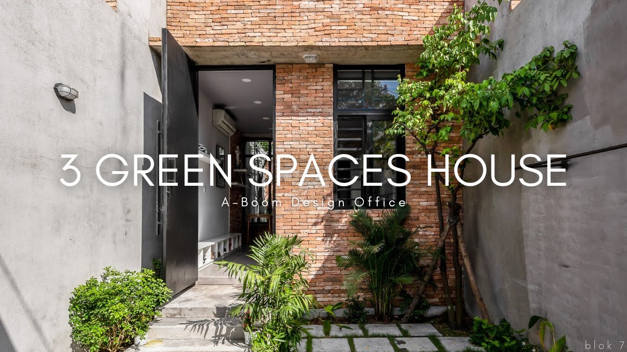 No Living Room? Discover the Innovative 3 Green Spaces House! YouTube