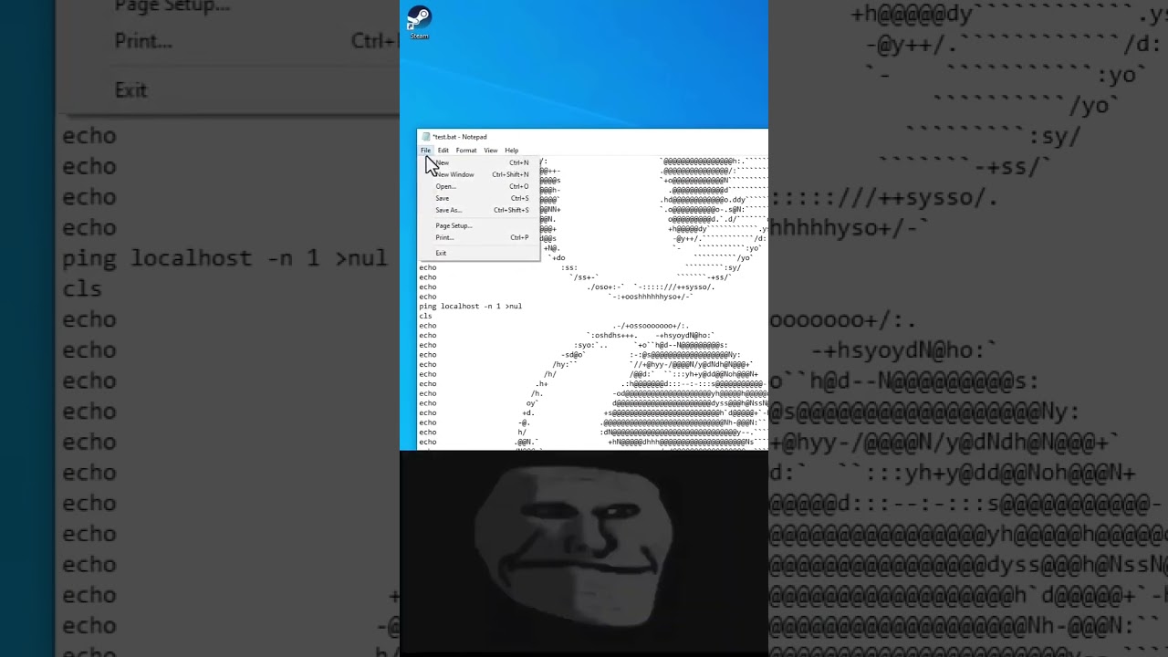 Notepad hack #hacks #coding #code #linux #hacker #smartphone #cybersecurity #tech #trickywala