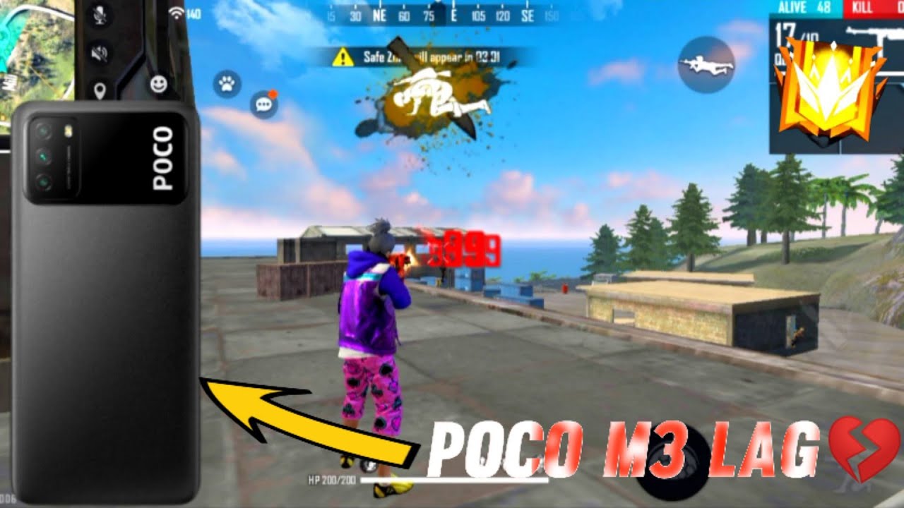 Poco M3 freefire lag problem 💔 | not a gaming phone | Hard Akshat
