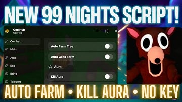 99 Nights In The Forest SCRIPT (Roblox) *NO KEY* | KILL AURA, AUTO FARM ,BRING ALL ITEMS, ESP(SKIBX)