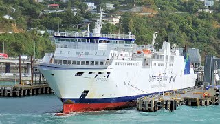 New Zealand Interislander Ferry MV Kaitaki  Wellington to Picton March 4, 2024. Stormy crossing.