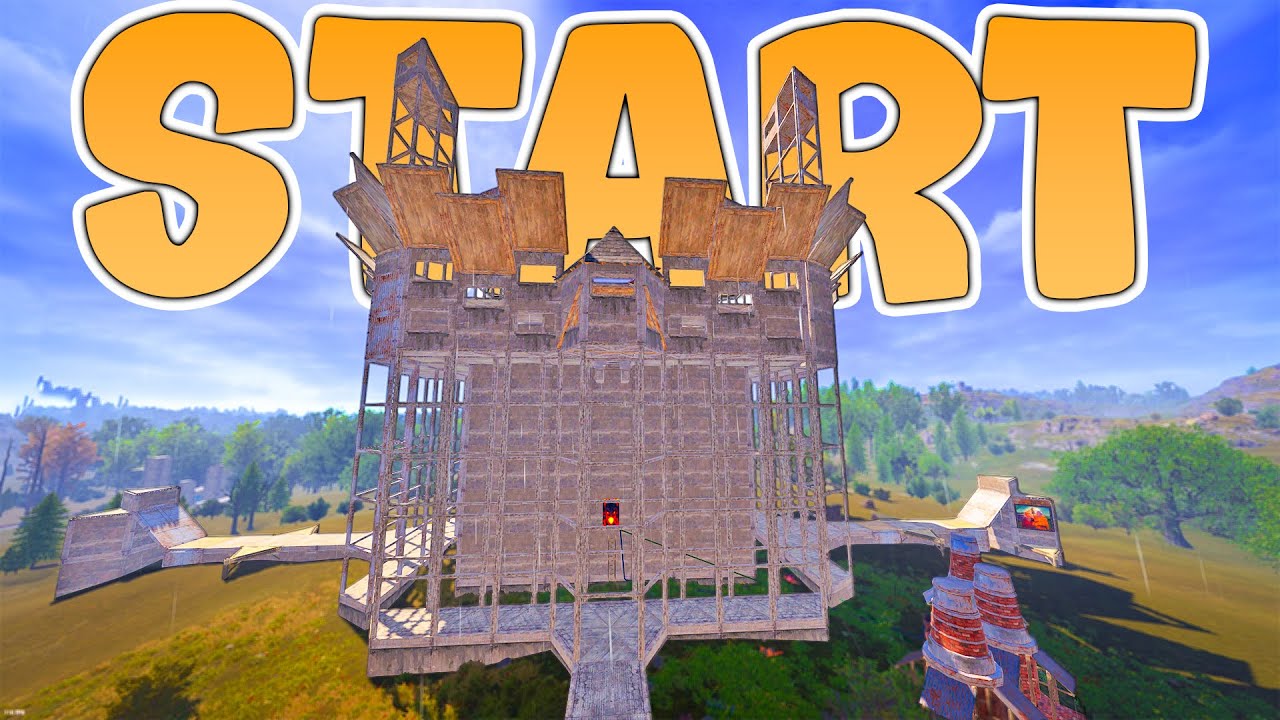 Joguei com os MAIORES do Brasil e DOMINAMOS o RUST no START (parte 1)