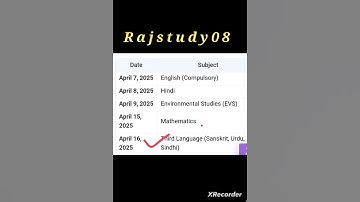 Rajasthan board 5th time table 2025 राजस्थान बोर्ड 5वी टाइम टेबल  class 5th rbse