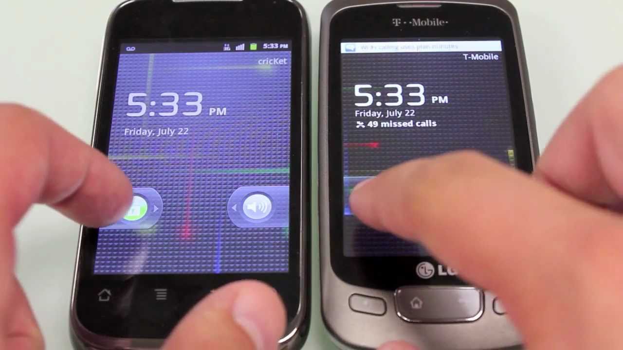 Huawei Ascend 2 vs. LG Optimus (Cricket Wireless)