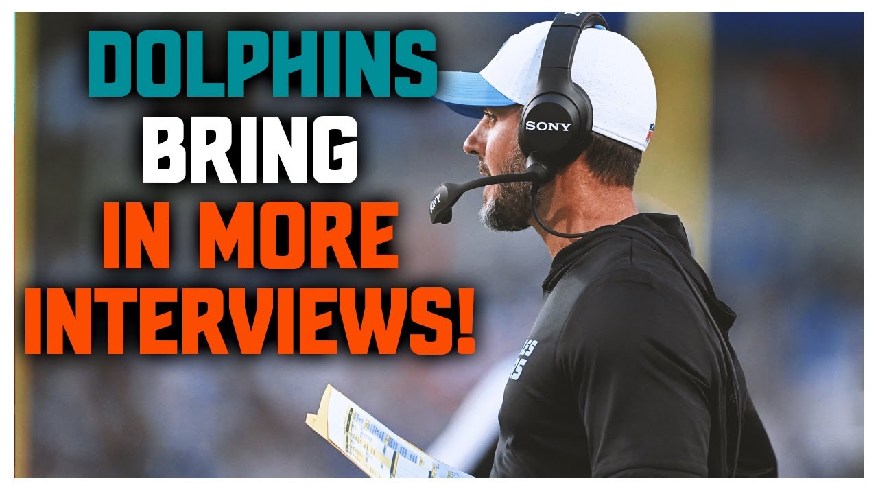 The Miami Dolphins Bring In More HC Candidates!