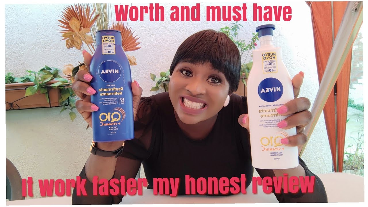 glowing skin NIVEA Q10 VITAMIN C E OIL & BIO OIL MOISTURIZER BODY LOTION YouTube