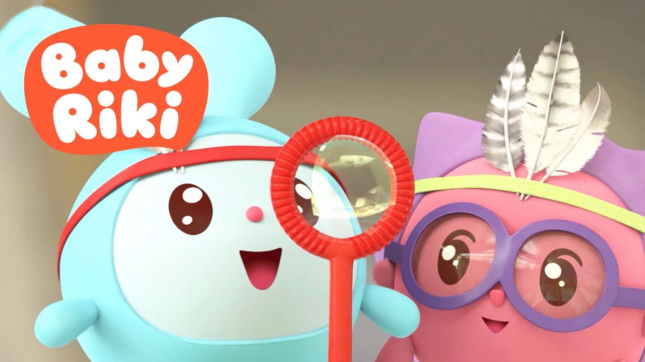 Țopa, Ariciu și Grohi se Joacă cu Baloane! | BabyRiki : Baloane | Desene Educative pentru Copii