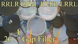 Gap Filler - Paradiddles With Double Bass 26