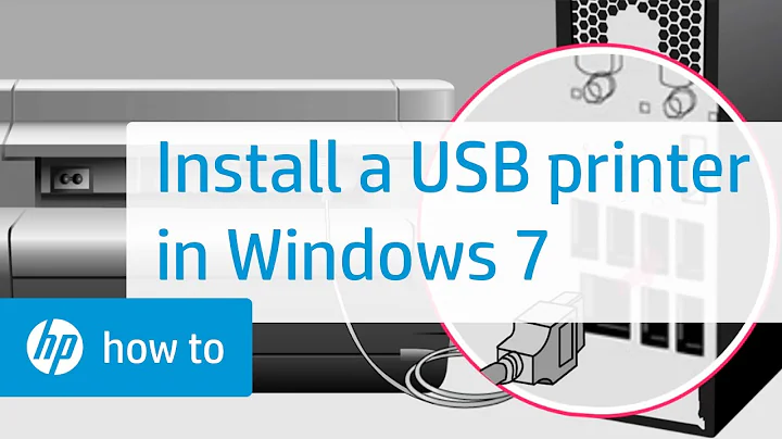 Installing an HP Printer with an Alternate Driver in Windows 7 for a USB Cable Connection @HPSupport