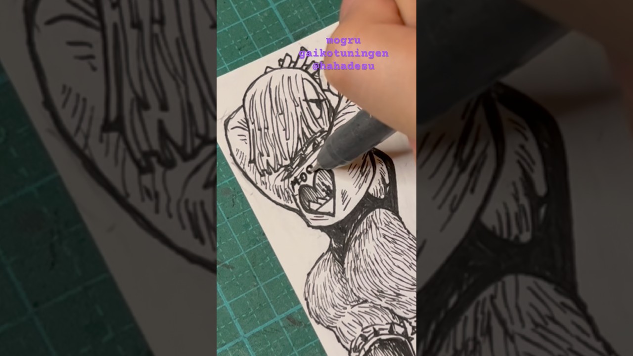 オリジナルキャラクター mojamoja #shorts #イラスト #drawing