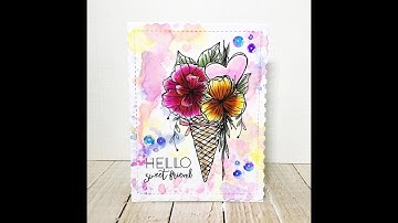 Unity Quick Tip: One Layer Card with Ink Smooshed Detail