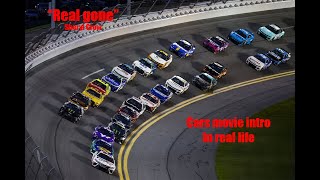 Nascar || Cars Intro Real Life || Real Gone || Sheryl Crow || Pixars Cars